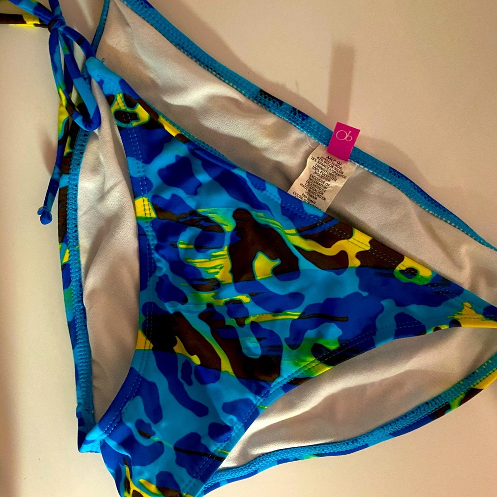 op Bikini cheetah bottom